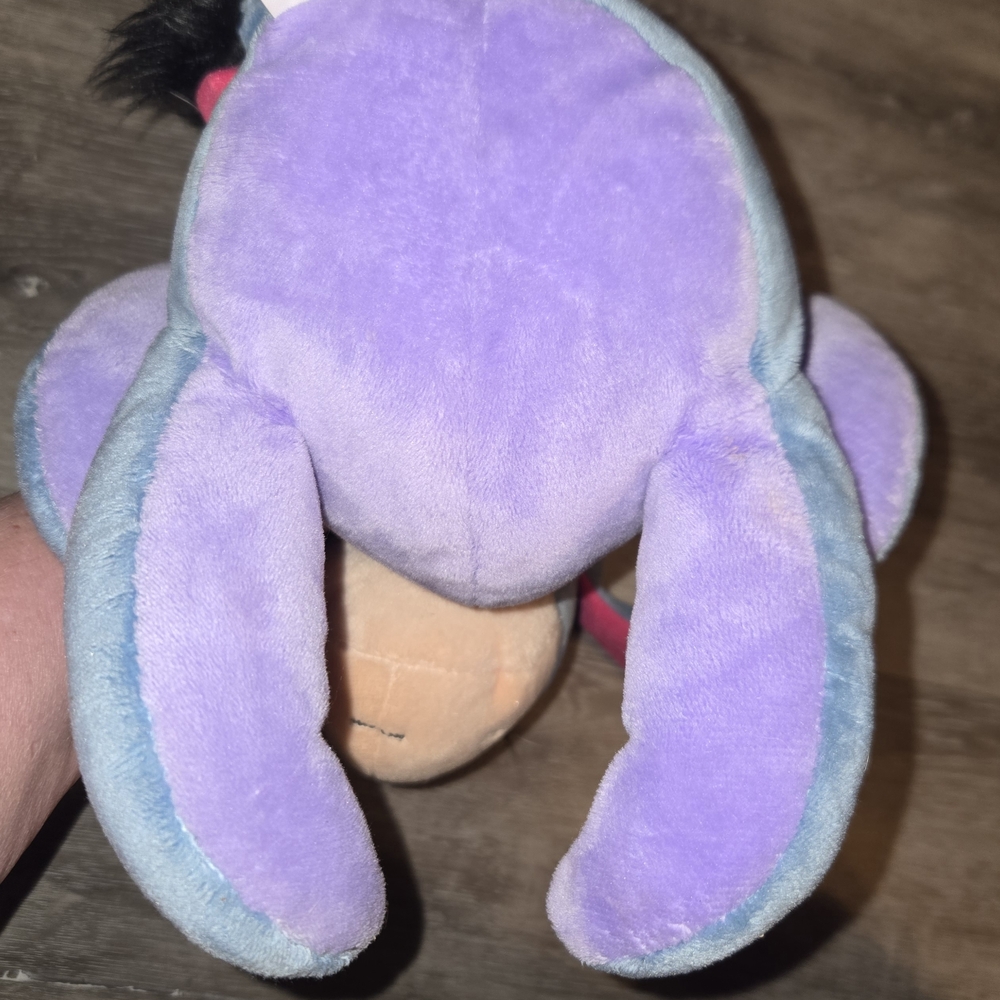 Disney Eeyore Plush - Blue and Pink - Picture 7 of 9
